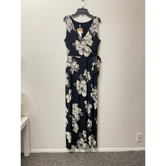 Le Lis Faux Wrap Maxi Dress- Medium - Picture 1 of 5